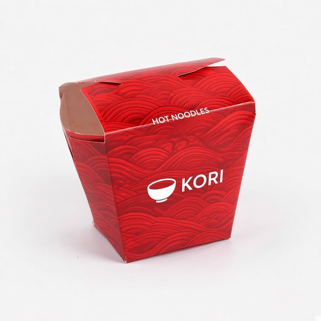 Kori kırmızı paket kutusu