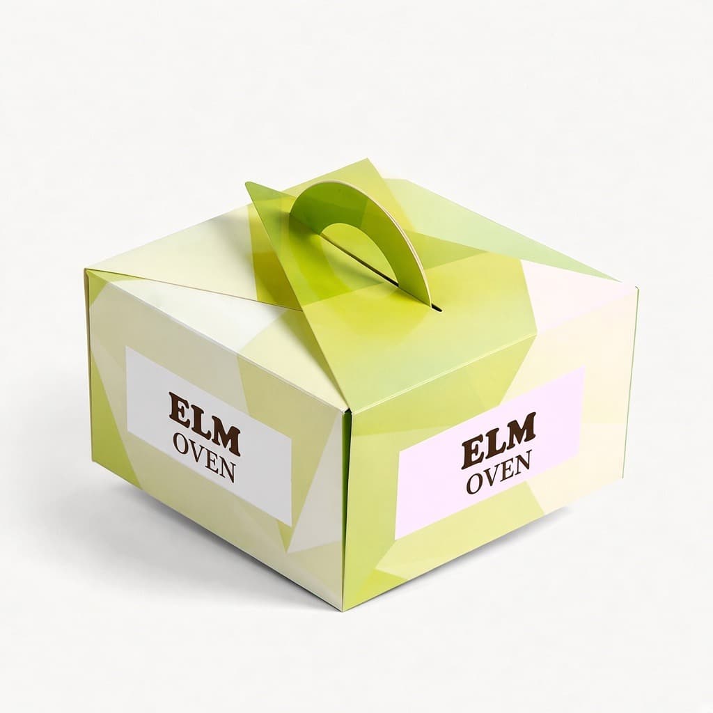Elm yeşil saplı fırın kutusu