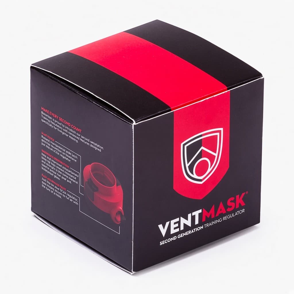 VENTMASK ters geçmeli kutusu, ön açı