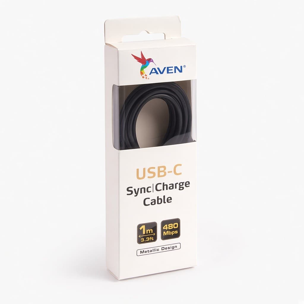 AVEN USB-C kablo askılı kutu