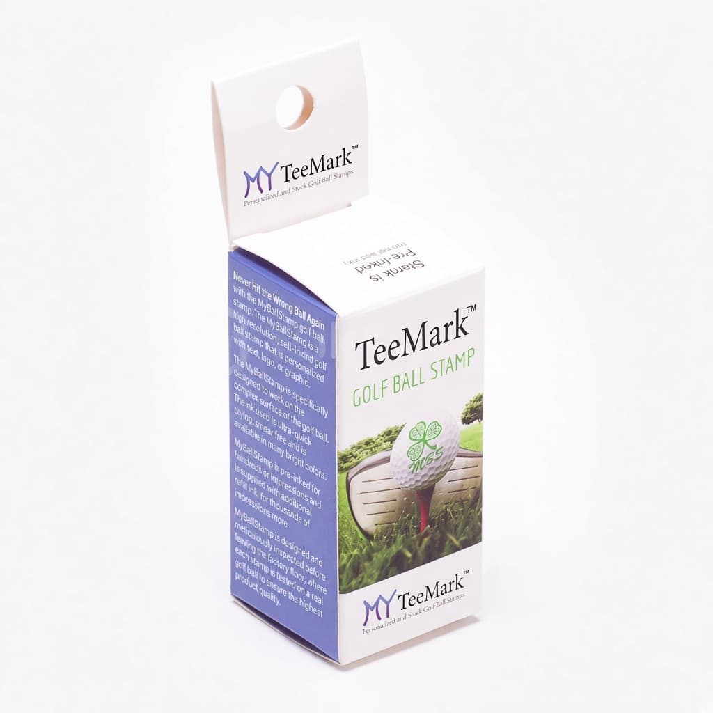 TeeMark golf topu damgası askılı kutu