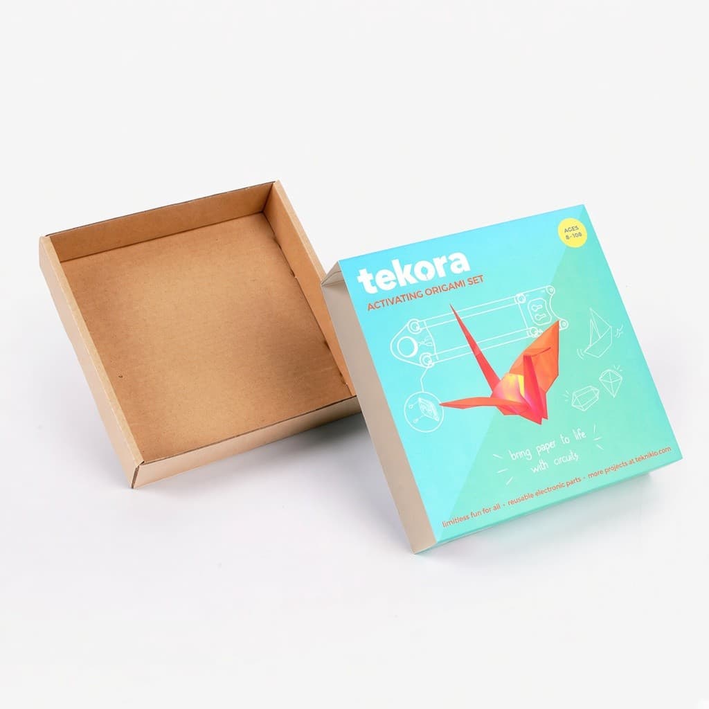 tekora origami kutusu, kılıf ayrı