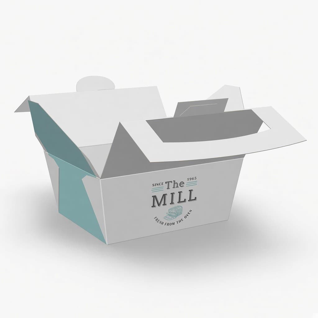 The Mill kutusu, beyaz açık