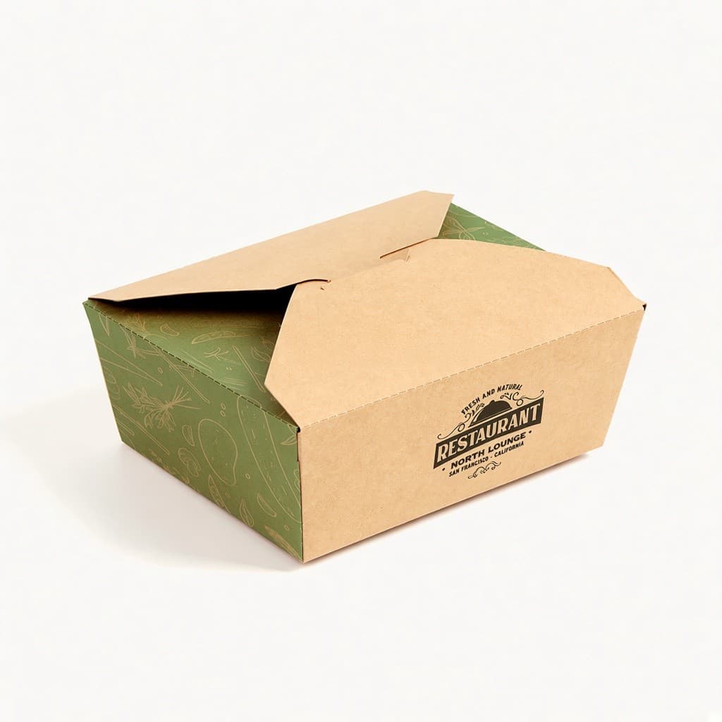 North Lounge tek kancalı takeout kutu