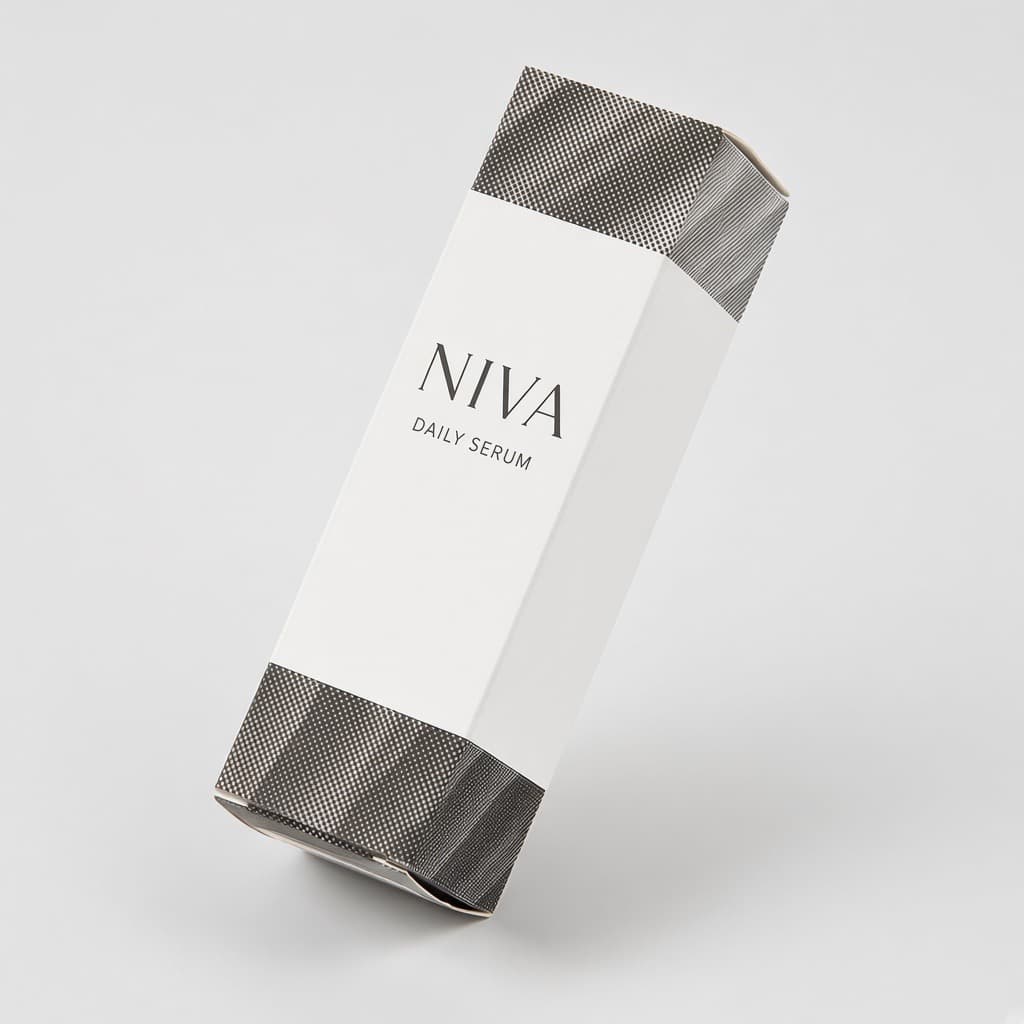 NIVA serum ters geçmeli kutusu, yatık yan açı