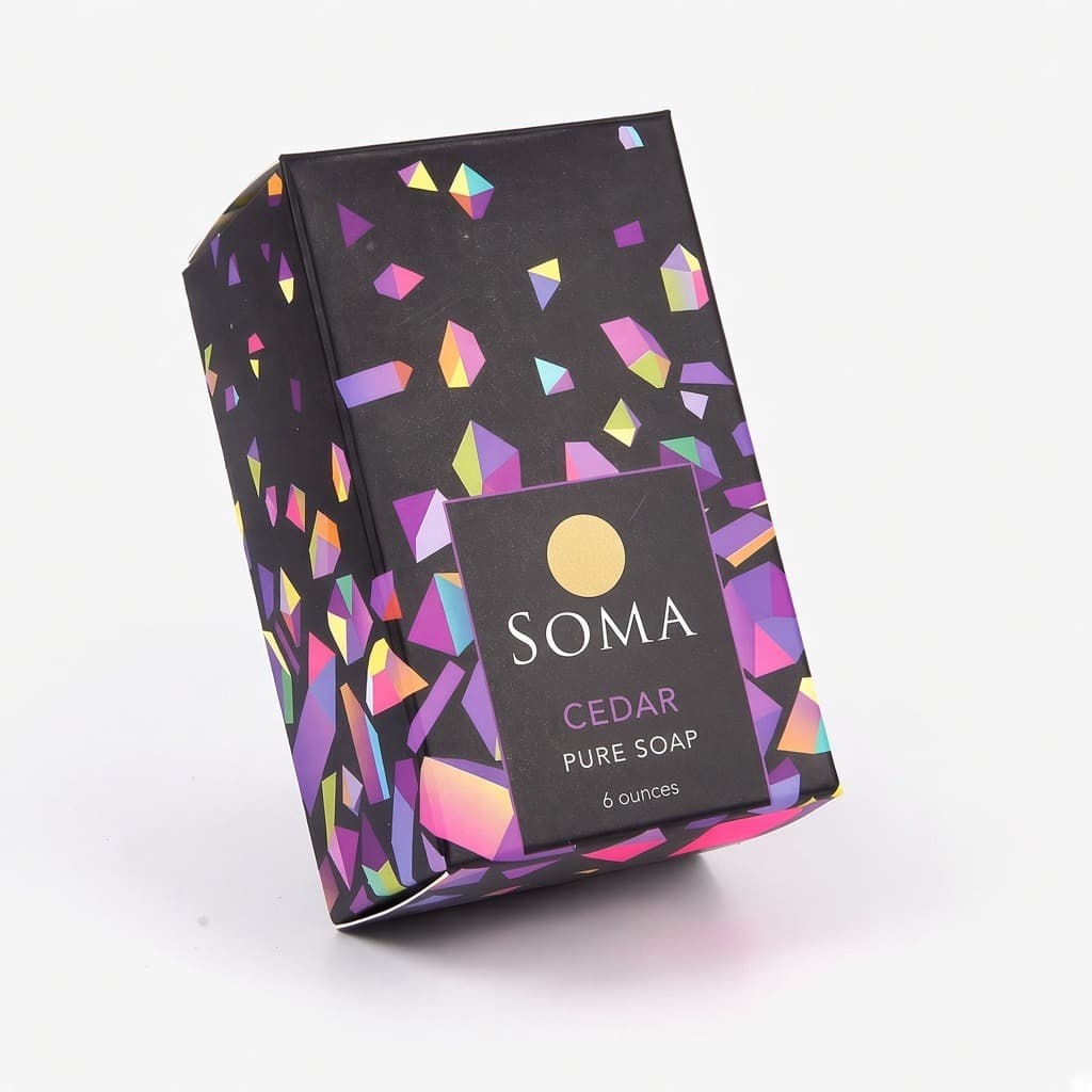 SOMA sabun ters geçmeli kutusu, üst açı