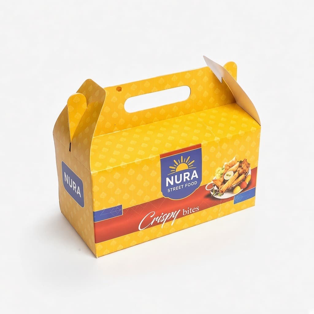 Nura çatılı pakora kutu
