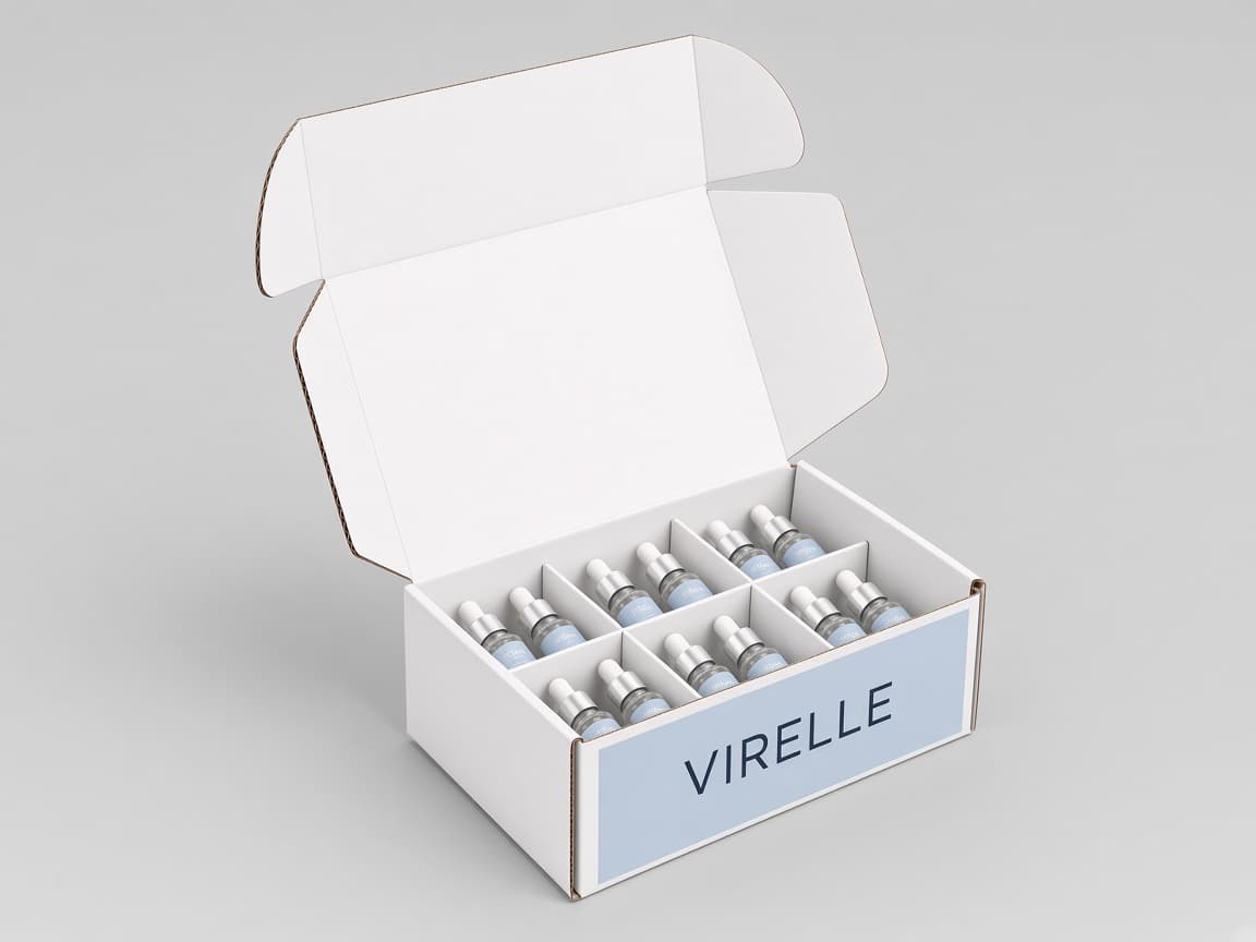 Açık Virelle ayraçlı kutu