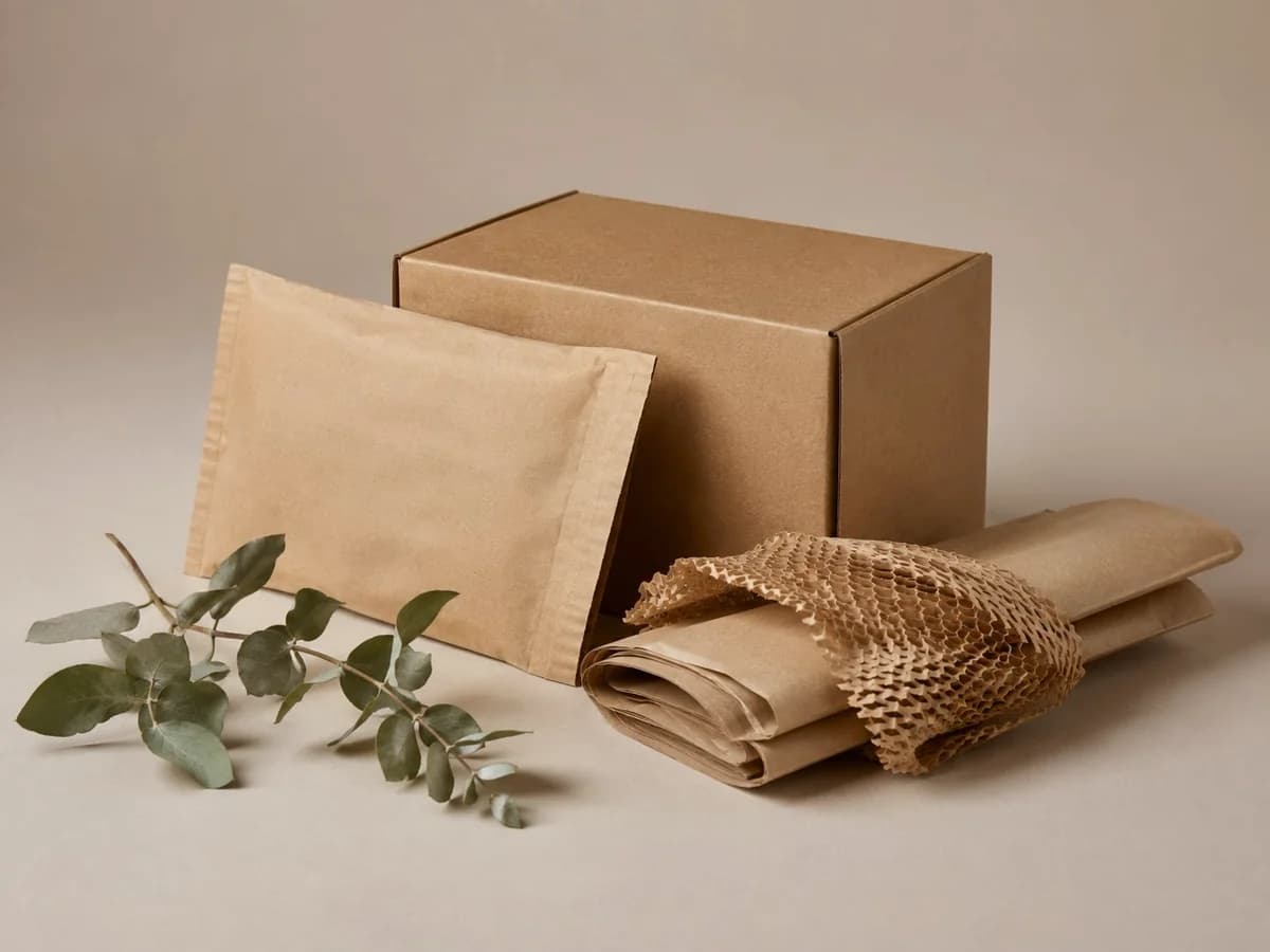 Forest scene representing reforestation and sustainable materials